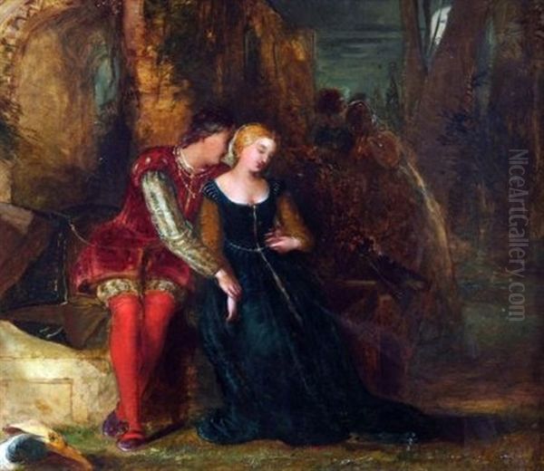 Jealousy Oil Painting by Frederick Richard Pickersgill