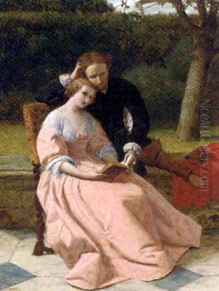 Paolo And Francesca Oil Painting by Frederick Richard Pickersgill