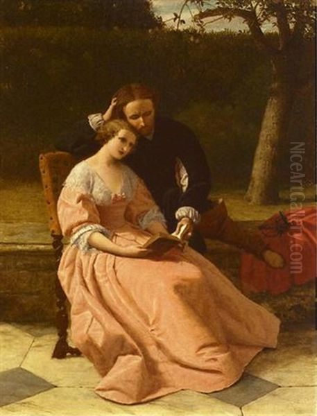 Paolo And Francesca Oil Painting by Frederick Richard Pickersgill