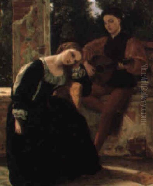 The Serenade Oil Painting by Frederick Richard Pickersgill