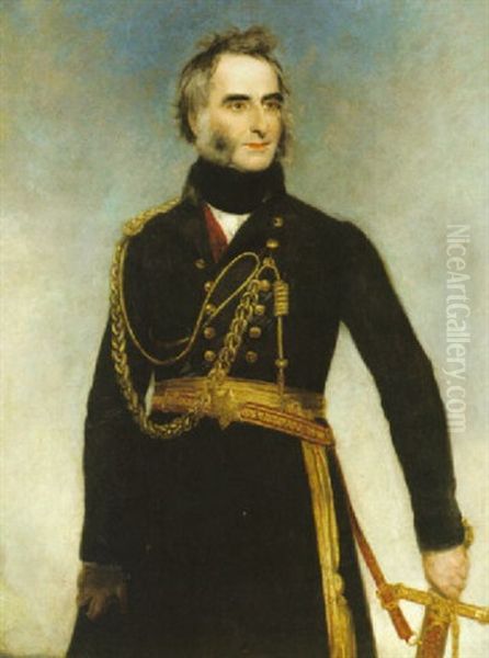 Portratt Av Sir Charles James Napier Oil Painting by Henry William Pickersgill