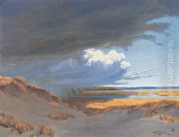 Storm Clouds Over The Marsh by George W. Picknell