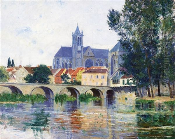 Moret-sur-loing Oil Painting by William Lamb Picknell