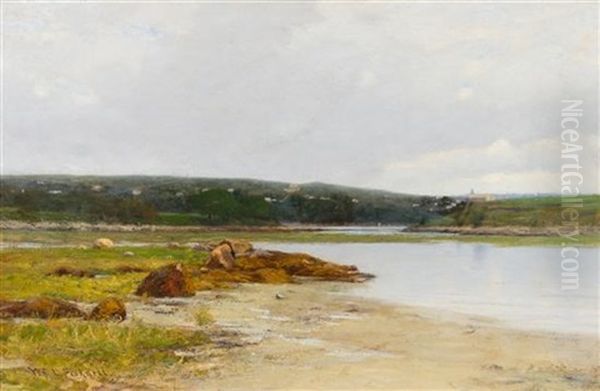 Annisquam River Oil Painting by William Lamb Picknell