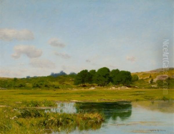 Annisquam Oil Painting by William Lamb Picknell