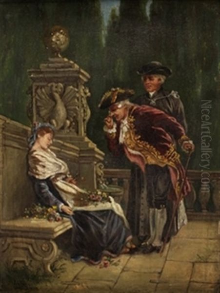 Ensonacion Oil Painting by Manuel Picolo Y Lopez