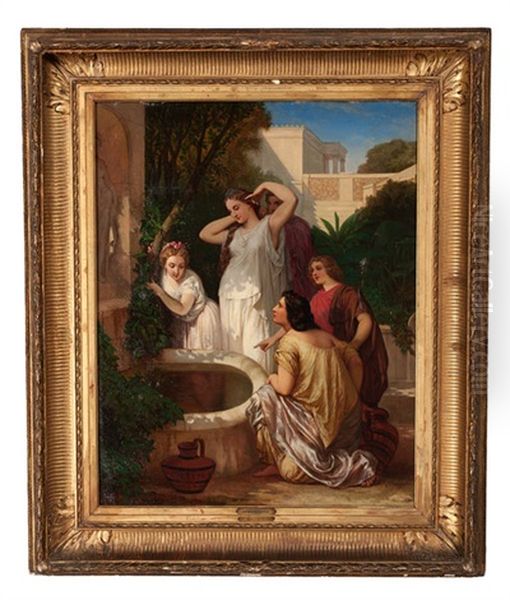 La Fontaine De Jouvence Oil Painting by Henri Pierre Picou