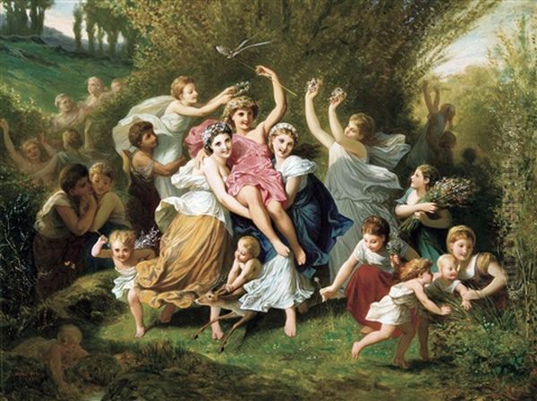 Printemps Oil Painting by Henri Pierre Picou