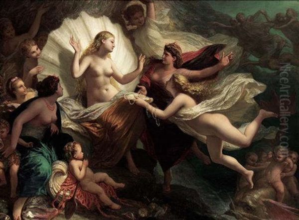 The Birth Of Venus Oil Painting by Henri Pierre Picou