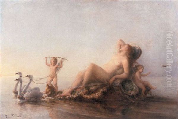 Ravishing Venus Oil Painting by Henri Pierre Picou