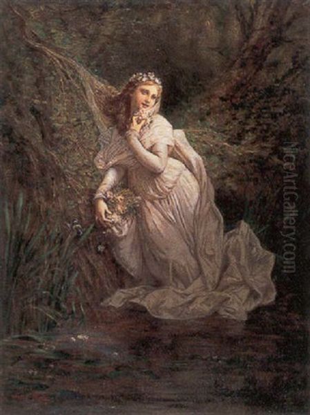 Ophelia Oil Painting by Henri Pierre Picou