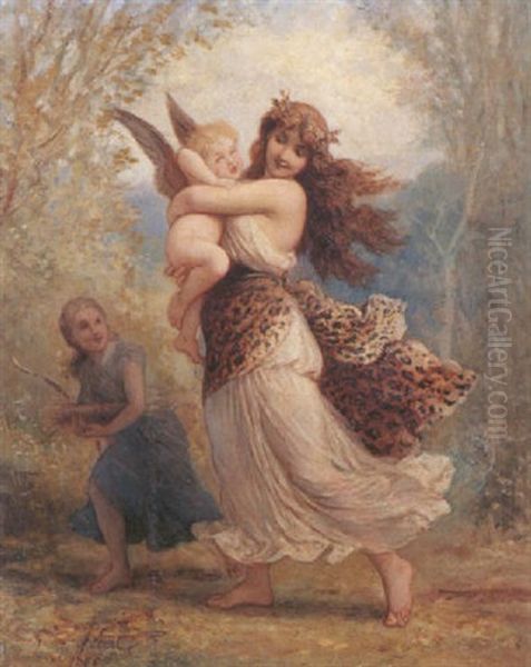 L'amour Prisonnier Oil Painting by Henri Pierre Picou