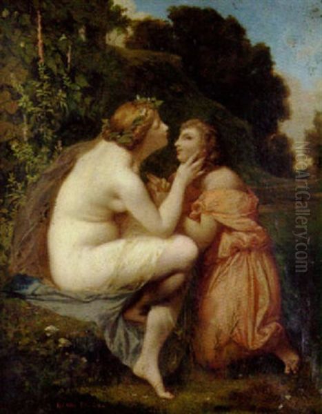 Dafne Och Cupido Oil Painting by Henri Pierre Picou