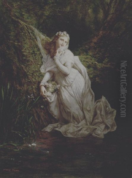 Ophelia Oil Painting by Henri Pierre Picou