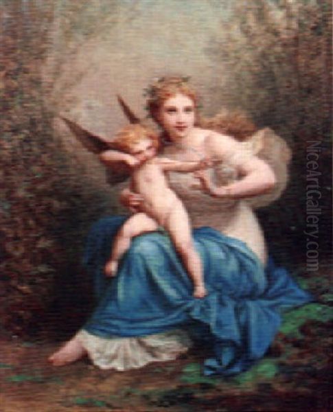 Cupid's Arrow Oil Painting by Henri Pierre Picou