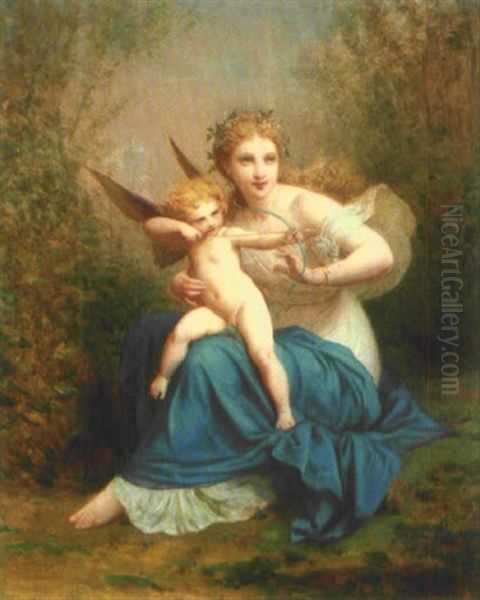 Cupid's Arrow Oil Painting by Henri Pierre Picou