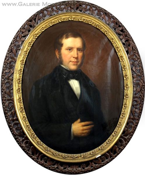 Portrait D'homme Oil Painting by Charles Picque