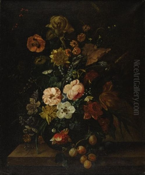 Floral Still Life by Franz Xaver Pieler