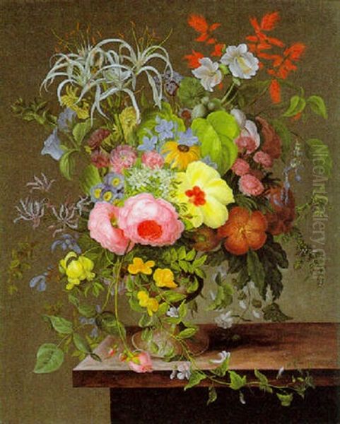 Blumenstilleben by Franz Xaver Pieler