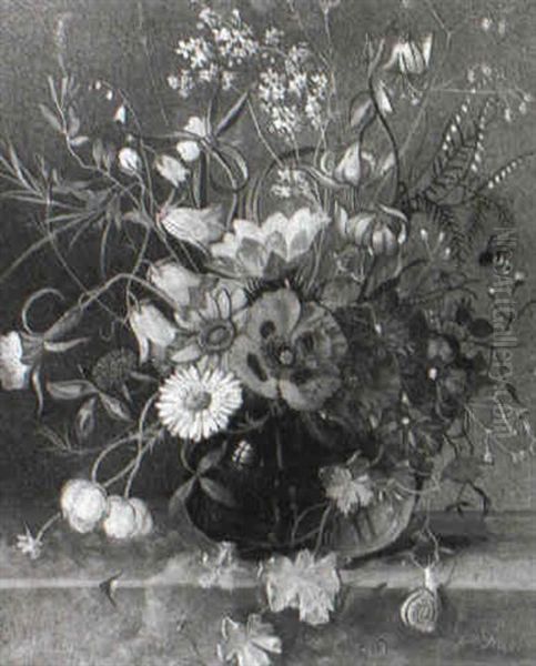 Antique Flowers by Franz Xaver Pieler