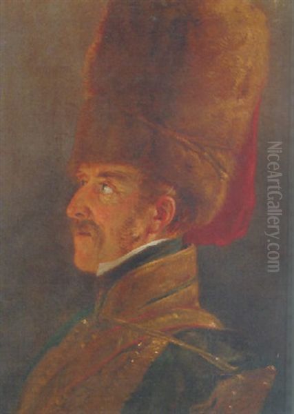 Portrait Of Lieutenant-general Uxbridge Oil Painting by Jan Willem Pieneman