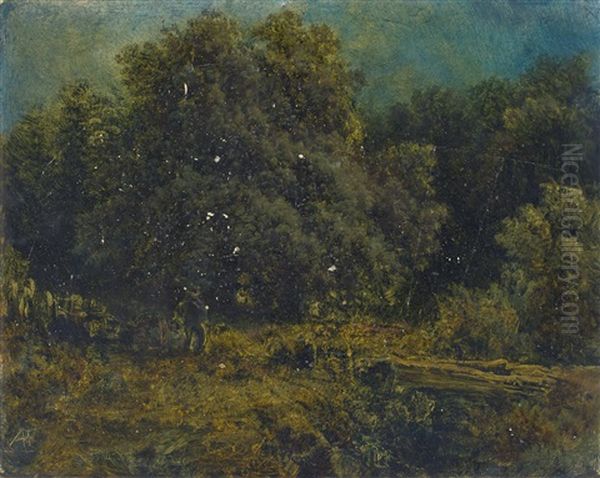 Waldstuck Oil Painting by August Bedrich Piepenhagen