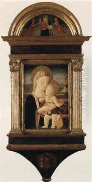 Madonna Col Bambino Oil Painting by  Pier Francesco Fiorentino