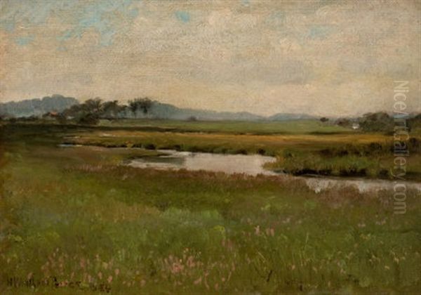 Revere Marshes Oil Painting by H. Winthrop Pierce