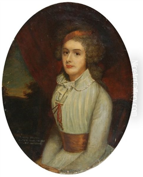 Mary Hughes Oil Painting by Frederick Piercy