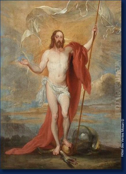 Christ Roi Oil Painting by Jan van Boeckhorst