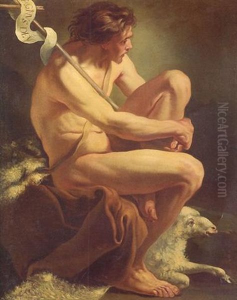 Saint Jean-baptiste Oil Painting by Jean Baptiste Marie Pierre