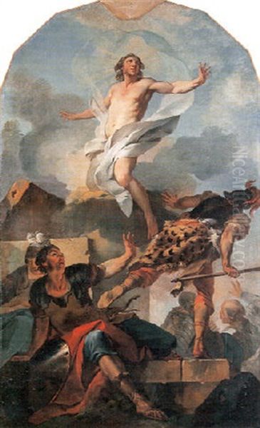 Le Christ Sortant Du Tombeau by Jean Baptiste Marie Pierre