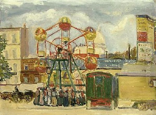 Square Oil Painting by Fernand Piet