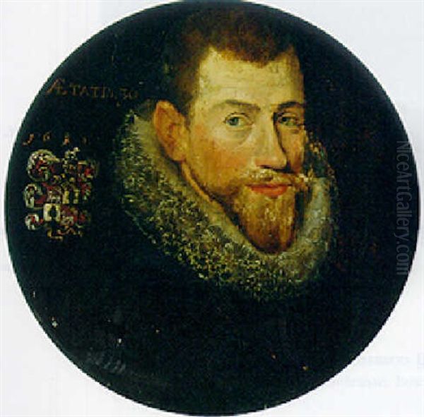 Portrait Of Cornelis Cornelisz. Briell, Aged 30 Oil Painting by Pieter Pietersz the Younger