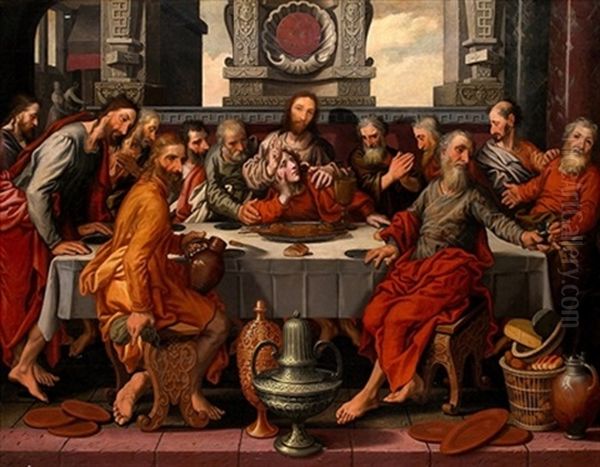 Ultima Cena Oil Painting by Pieter Pietersz