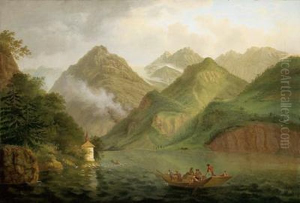 Tell Chapel On The Vierwaldstatter Lake by William Boell