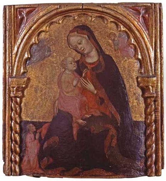 Madonna And Child Oil Painting by Zanino di Pietro