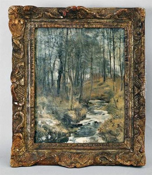 Ruisseau En Foret Oil Painting by Pierre Pignolat