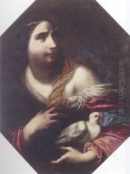 A Female Martyr Saint by Simone Pignone