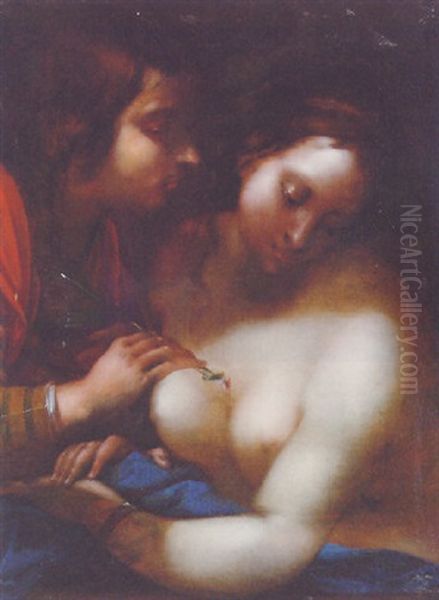 Saint Apollonia (?) Oil Painting by Simone Pignone