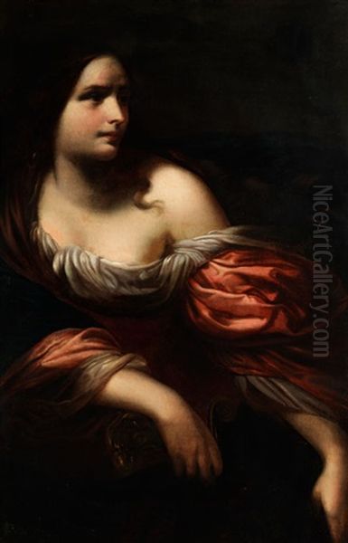 Judith Mit Dem Haupt Des Holofernes Oil Painting by Simone Pignoni