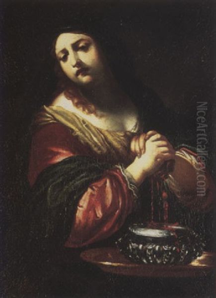 Saint Pudentiana Oil Painting by Simone Pignoni