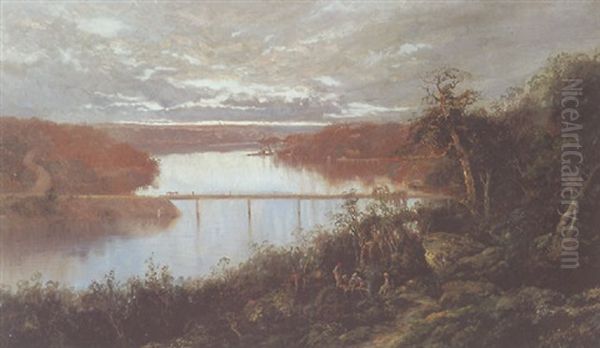 The Lane Cove River Oil Painting by William Charles Piguenit