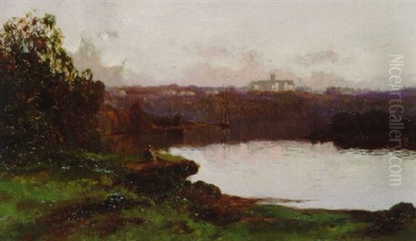 Lane Cove River Oil Painting by William Charles Piguenit