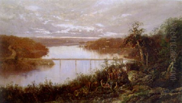 Lane Cove River Oil Painting by William Charles Piguenit