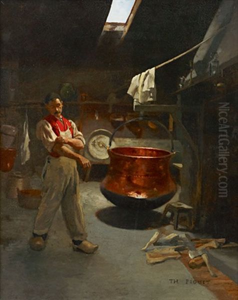 Le Fromager Oil Painting by Thimothee Piguet