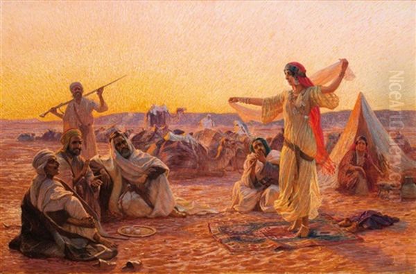 Danseuse Au Desert by Otto Pilny