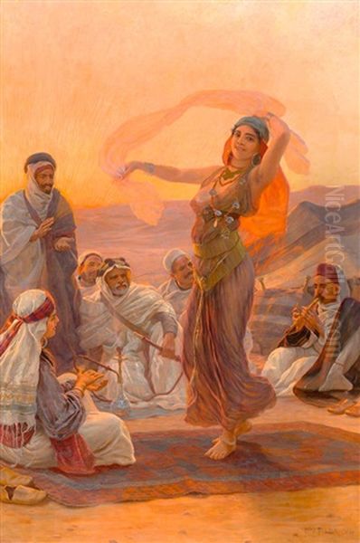 Orientalische Tanzerin by Otto Pilny