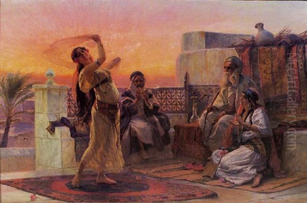 Orientalischer Tanz Oil Painting by Otto Pilny