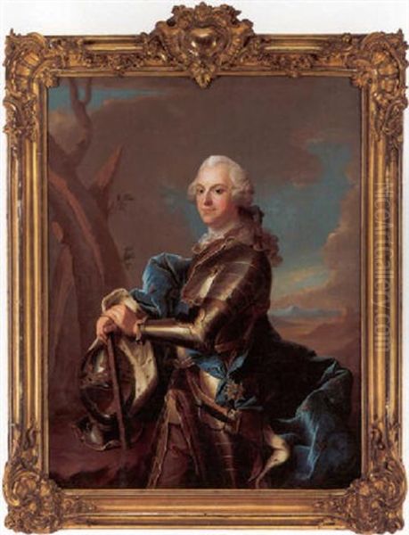 Portraet Af Adolf Fredrik, Konge Af Sverige Oil Painting by Carl Gustav Pilo